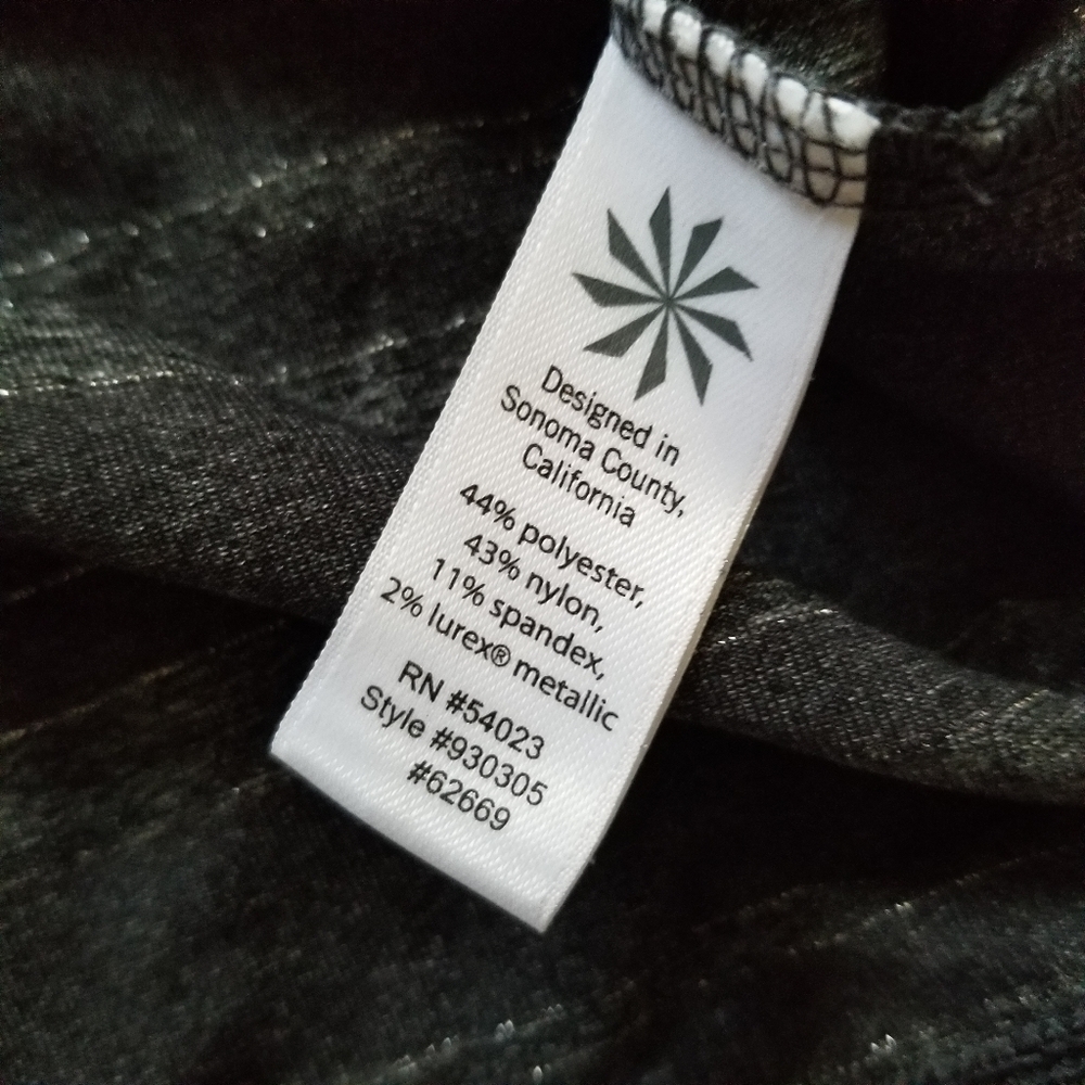 ✨️CL Athelta Gray Metallic Horizontal‎ Stripe Size M - Picture 9 of 11